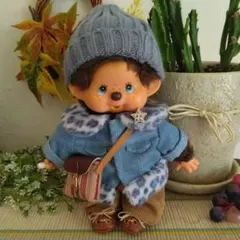 モンチッチＳ　服　Gジャン　ズボン　ニット帽　靴　かばん