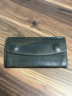 ブラックレザー 本革　長財布