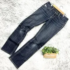 【DIESEL】ディーゼル ストレートデニム(W26 L32) ダークブルー