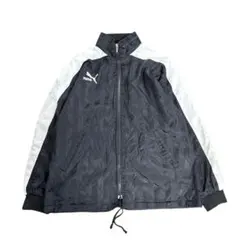 00s PUMA トラックジャケット　ジャージ　スポーツ　ブラック 古着　8La