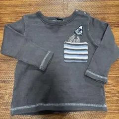 Be グレー ロケットデザイン Tシャツ 90