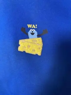 【GU】パペットスンスン　フード付きスウェット 青