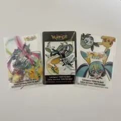 新品未開封 初音ミク ポケミク ららぽーとTOKYO BAY クリアカード 全種