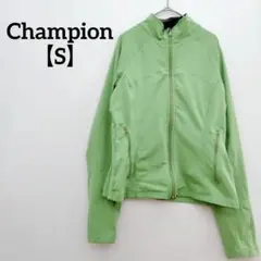 Champion 【S】ライトグリーン ジャージ ロゴ 長袖 チャンピオン