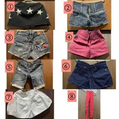 【まとめ売り】 レディース　ショートパンツ ミニスカート 等　8点セット