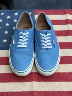 VANS レザー ローカット スニーカー ブルーのサムネイル