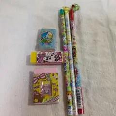 子ども用文具セット カラフルキャラクター
