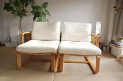 美品 リビングでもダイニングでもつかえるソファチェア用カバー 2脚分 グリーン Amazon｜無印良品 リビングでもダイニングでもつかえるソファチェア用