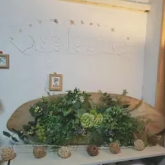 アーティシャルフラワーグリーン♡ボードリース