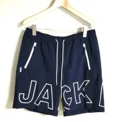 極美品 近年 ジャックバニー ゴルフハーフパンツ ホワイト LL 6