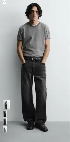 ZARA バギーフィットデニム EU34のサムネイル
