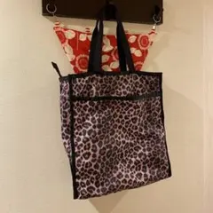 レスポートサック　ヒョウ柄ショルダーバッグ