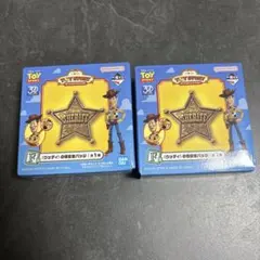 トイストーリー　一番くじ　ウッディの保安官バッジ