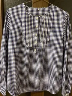 無印良品　チェックシャツ　Mサイズ