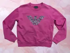 EMPORIO ARMANI ピンク トレーナー 150 レディースS キッズLのサムネイル
