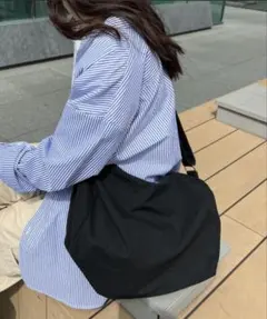 新品CLEA アジャスターベルト ユニセックス ビッグキャンバスショルダーバッグ