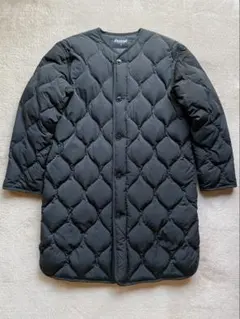 ORCIVALオーシバル リモンタナイロンノーカラー キルティングダウンコート