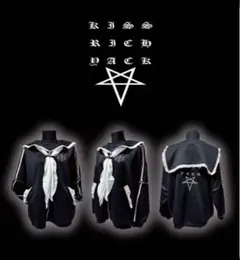 KRY clothing TAKURAMI セーラー ジャケット 黒白 レフレム KRY clothing TAKURAMI セーラー ジャケット 黒白 レフレム - メルカリ