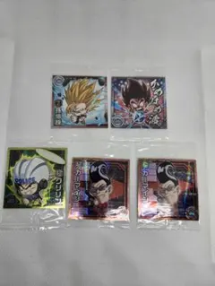 ドラゴンボール 超戦士シールウエハースビックリマンシール 超 5枚セット