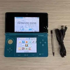 動作確認済⭐️ Nintendo 3DS 本体　ニンテンドー　アクアブルー