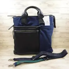 ランバンオンブルー 定価29700円 2WAY トートバッグ ショルダーバッグ