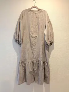 n'Or LABEL ☆シャツワンピース ベージュ