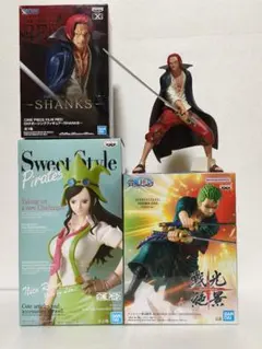 ワンピース フィギュアセット シャンクス ゾロ ニコ・ロビン