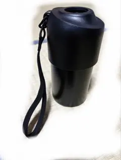 黒のアルミニウム製水筒カバー