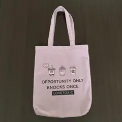 ラブトキシック　トートバッグ　パープルのサムネイル