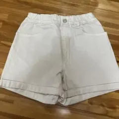 UNIQLO ホワイト ハーフパンツ 140