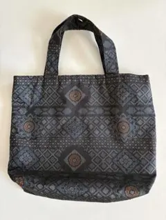 ハンドメイド　トートバッグ　 着物・帯・リメイク品　横双大島紬