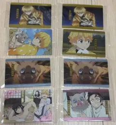 鬼滅の刃ウエハースカード炭治郎善逸伊之助8枚セット