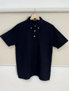 URBAN RESEARCH DOORS ボタンダウンポロシャツ ネイビー