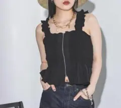 JEANASISフリルビスチェ
