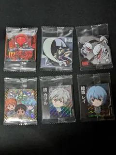 エヴァンゲリオン ウエハースシール 6枚セット