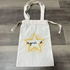 処分価格　agnes b. スタープリント 巾着トートバッグ　アニエスbのサムネイル
