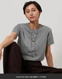 UNITED ARROWS グレー ラメ Tシャツのサムネイル