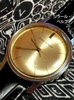 Girard-Perregaux クロスライン ゴールド文字盤 手巻き時計　稼働のサムネイル