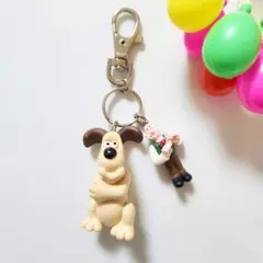 ウォレスとグルミット フィギュア キーホルダー レア レトロ