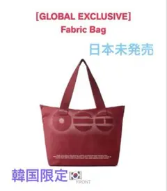 BTS ARIRANG ポップアップ 韓国 Fabric Bag トートバッグ赤 - メルカリ