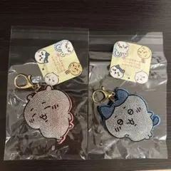 ちいかわ　ラインストーン　キーホルダー　ちいかわ　ハチワレ