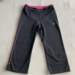 Mizuno トレーニングパンツ 黒 ピンク