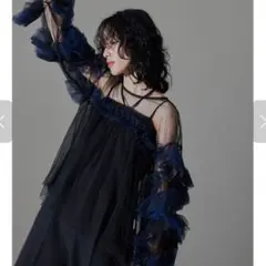 ANDRESD チュールフリルトップス ブラウス ワンピース ドレス 結婚式