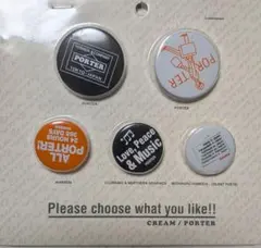 PORTER ピンバッジ 5個セットのサムネイル