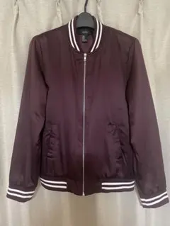 FOREVER 21 バーガンディ ブルゾンのサムネイル