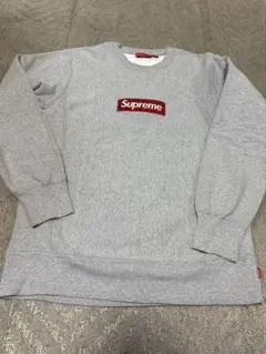 2025年最新】supreme BOX LOGO CREWNECK heather greyの人気