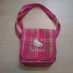 HELLO KITTY チェック柄ポシェット ショルダーバッグのサムネイル