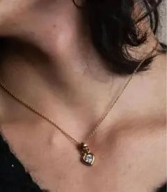 Christian Dior gold pendant ネックレス