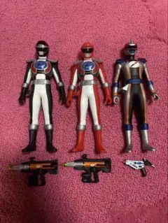 轟轟戦隊ボウケンジャー　ソフビ　3体セット