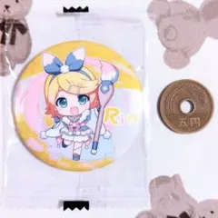 ボーカロイド ボカロ 雪ミク2023あそーと 鏡音リン 缶バッジ